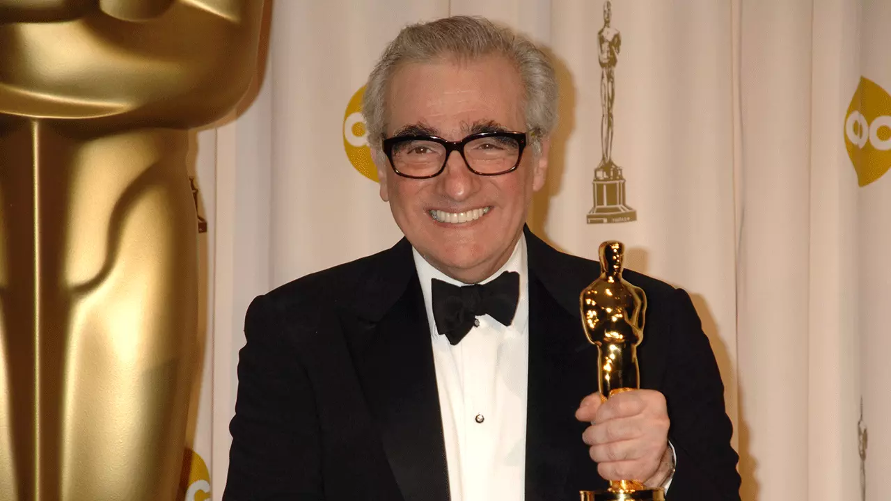 Martin Scorsese with an accolade